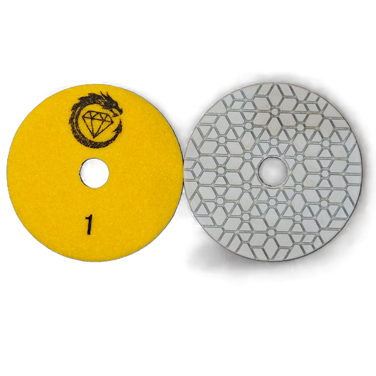 D100/4" 3 Step V1 premium wet polishing pads