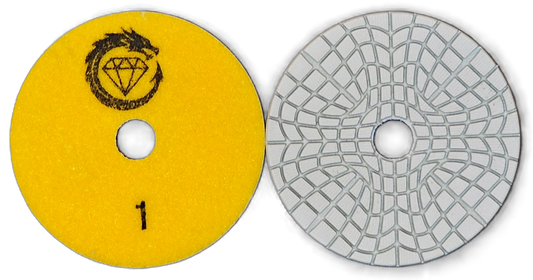 D100/4" 3 Step V3 premium wet polishing pads