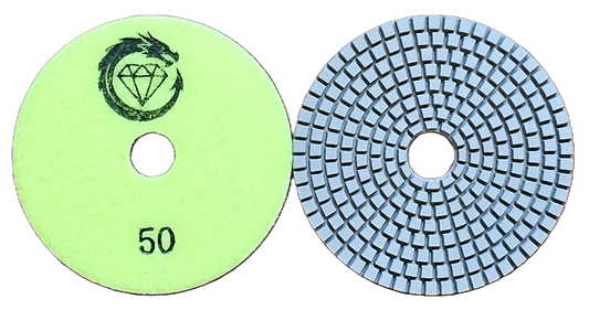 D100/4" 7 Step premium wet polishing pads