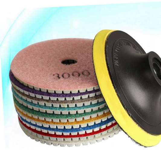 D100/4" 7 Step premium wet polishing pads