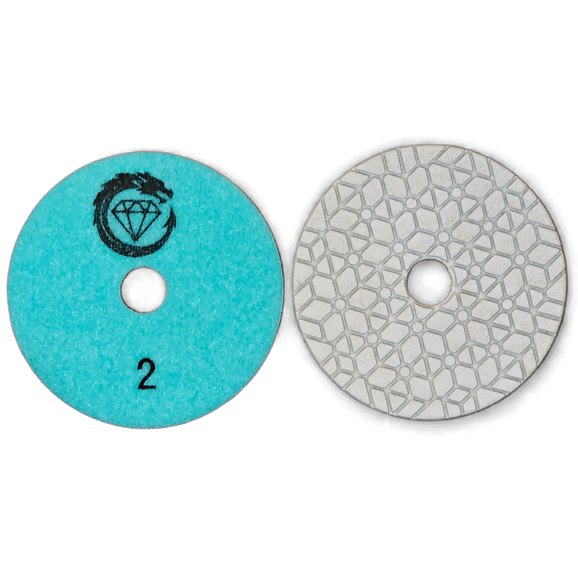D100/4" 3 Step V1 premium wet polishing pads