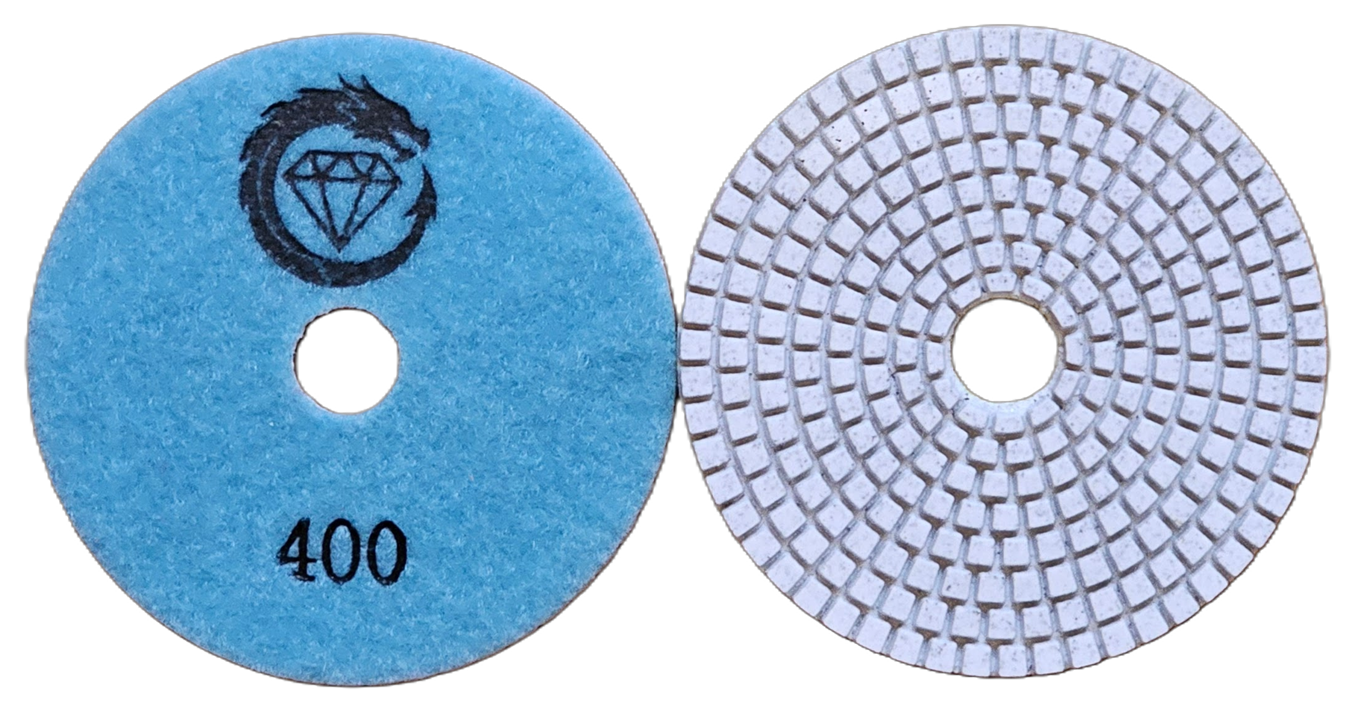 D100/4" 7 Step premium wet polishing pads