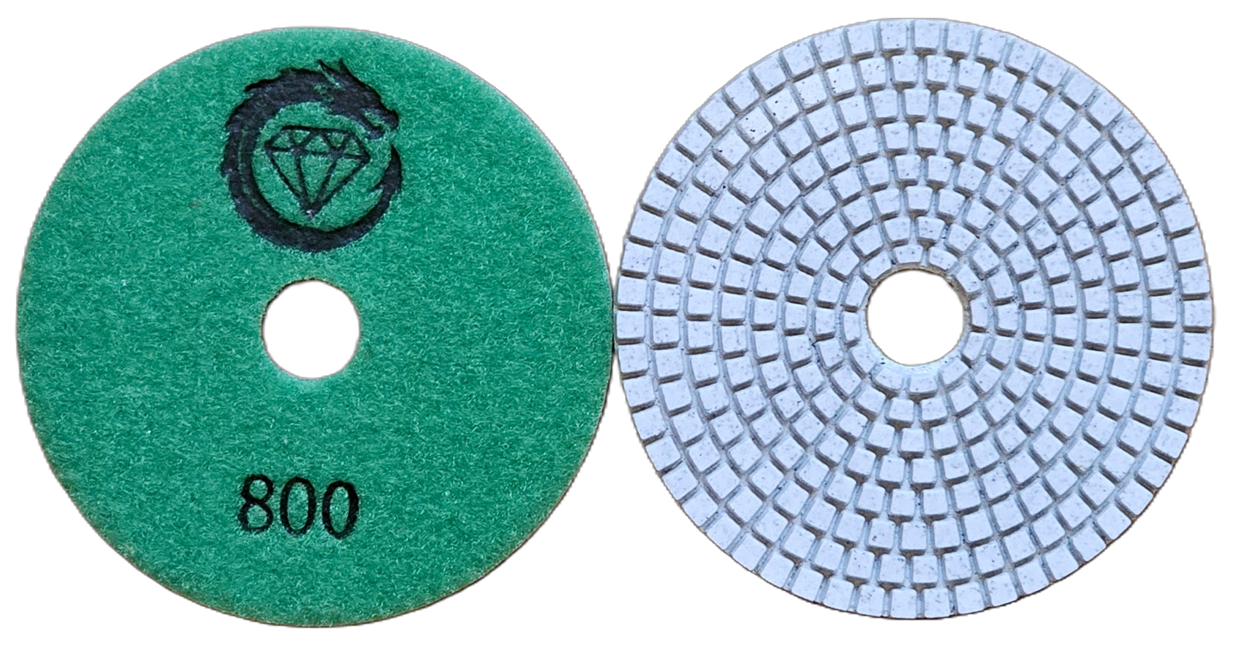D100/4" 7 Step premium wet polishing pads