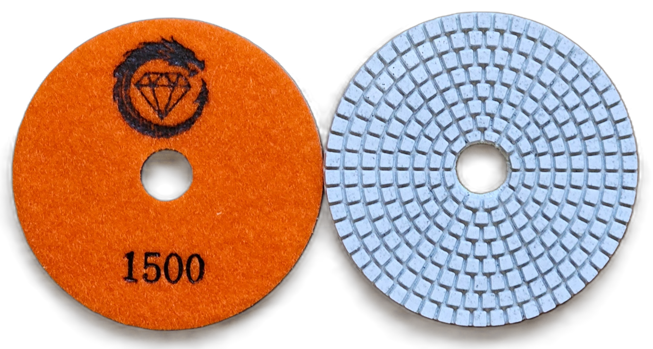 D100/4" 7 Step premium wet polishing pads
